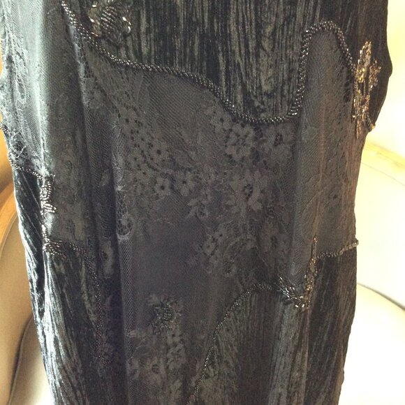 Topshop beaded velvet shift, worn once! - Picture 11 of 16